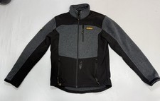 Dewalt Grey Soft shell Workwear Jacket Size Medium Wb27