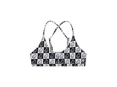Hurley 25th Anniversary Bikini Top Big Girls 16 White/Black Adjustable Strap