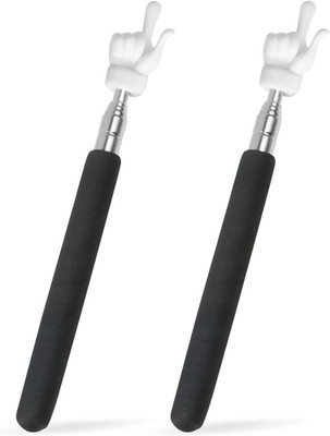 Telescopic Classroom Pointer Set of 2 Extendable Hand Finger Stick School