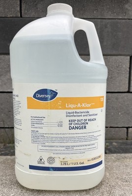 Diversey T20 Liqu-a-klor Disinfectant & Sanitizer Liquid Bactericide 1 Gallon.