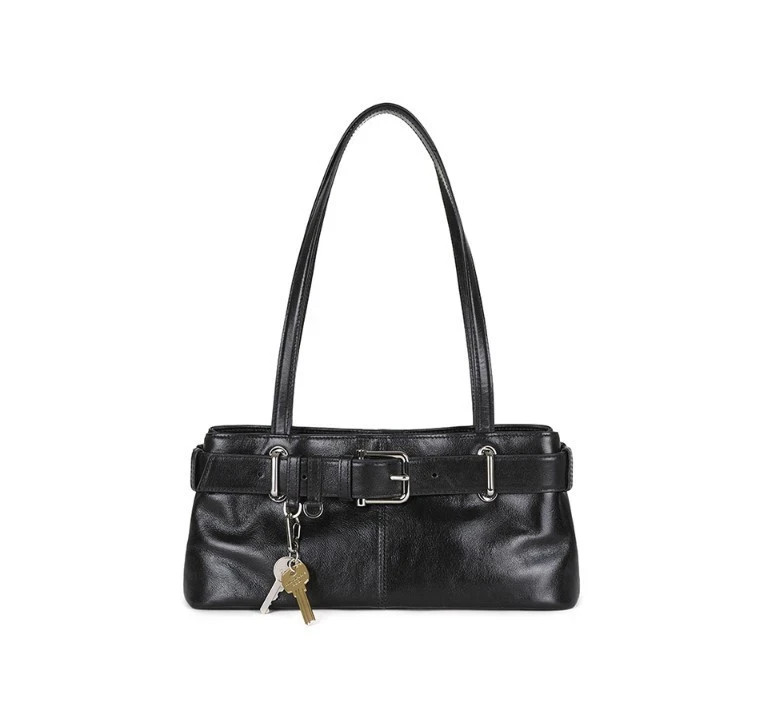 NEW OSOI SHOULDER BROCLE MINI STONE BLACK Women's Shoulder Bag No Tariffs In US