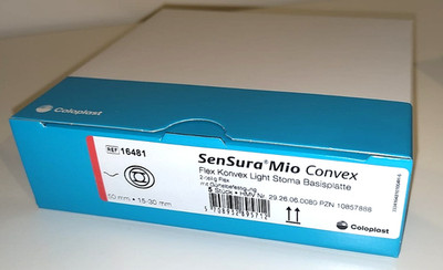 5 Stk Coloplast SenSura Mio Convex Nr. 16481 Flex Konvex Light Stoma Basisplatte