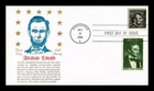 Dr Jim Stamps 1966 Abraham Lincoln Coil Stamp Combo First Day Cover Khol-Kraft