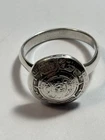 Vintage Mexico Mayan Calendar Sterling Silver Ring 925 Sz 10 Invest Great Value!