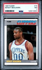 1987 FLEER #10 BENOIT BENJAMIN PSA 7