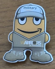 Military Warriors at amazon employee peccy pin