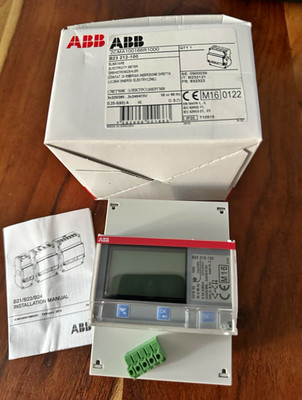 ABB B23 212-100   3-phasig LCD Energiezähler DIN-Schiene MID 0,25-5(65)A