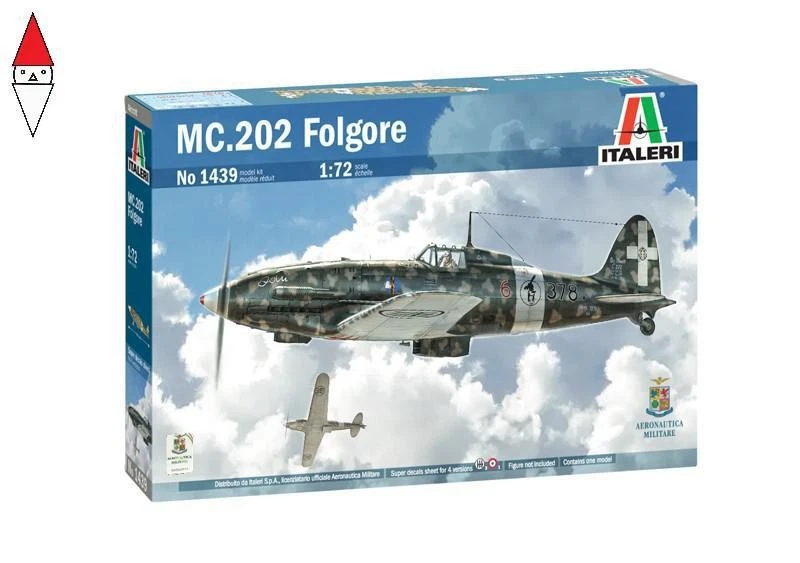 ITALERI 1/72 MC.202 FOLGORE - Immagine 2 di 4