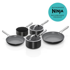 Ninja ZEROSTICK Ceramic Pro 5-Piece Pan Set - Black - [CW35000UKREF]