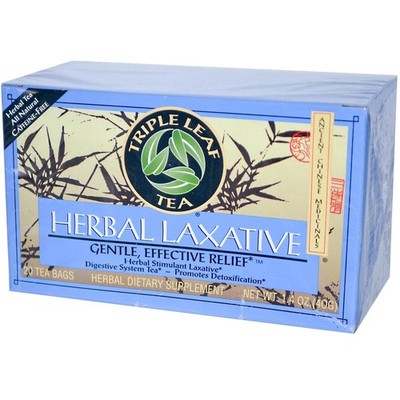 Triple Leaf Tea Herbal Laxative - 20 Bags 20 Count (Pack of 20), Mill