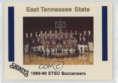 1989-90 Buccaneers Team Issue East Tennessee State University 1989-90 ETSU 0q3