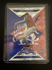 2025 Panini Crusade Rhett Lowder #44 Blue Cracked Ice (RC)