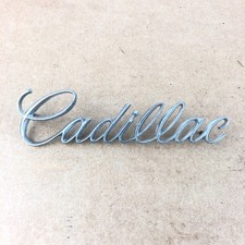 1970 Cadillac Deville Calais Rear Trunk Lid Script Emblem 1495089 Nice Condition 1970 Cadillac Deville Calais Rear Trunk Lid Script Emblem 1495089 Nice Condition