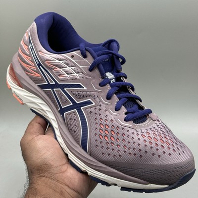 Asics Womens Size 9 Gel Nimbus 21  Purple Running Shoes Sneakers 1012A 468