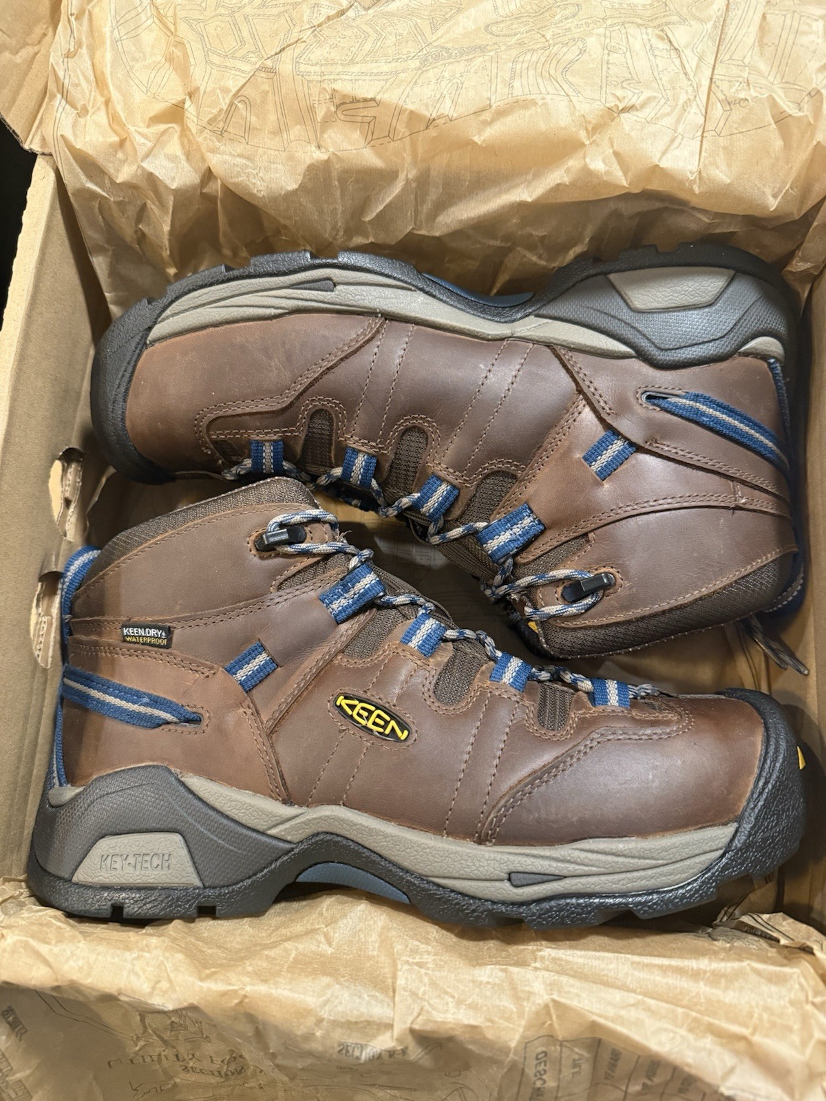 Stivali KEEN Detroit XT Mid ST WP Utility punta in acciaio uomo TG 10EE 1020086