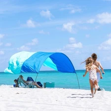 World's Best Beach Shade, The Original Wind-Powered® Beach Canopy with Wind Assi