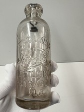 ATQ ESCAMBIA PEPSI COLA BOTTLING CO PENSACOLA FLA BLOB TOP HUTCH EMB SODA BOTTLE