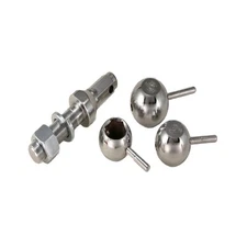 Trimax Locks TMB335 Set of Chrome Plated Steel Interchangeable Hitch Ball