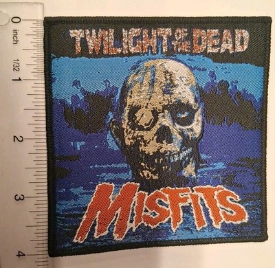 Misfits Fiend Twilight Of The Dead Black Border Woven Patch 