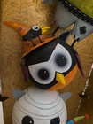 PIER  1 One VTG PUMPKIN MUMMY OWL STACK Glitter 19” Bottom No Eyes, Or Mask. — photo 3