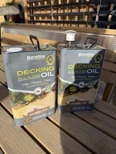 Barrettine 5L X2 Decking Oil Natural Oak