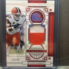 2025 National Treasures Myles Garrett Franchise Treasures Patch /25 Browns
