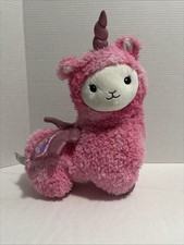 FAO Schwarz Pink Wings Glow Brights Llamacorn Plush