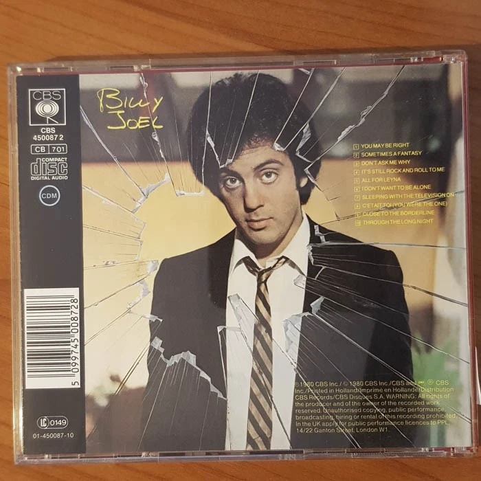 BILLY JOEL glass houses DADC AUSTRIA NM/EX (CD Album, Pop, Columbia) - Bild 4 von 4