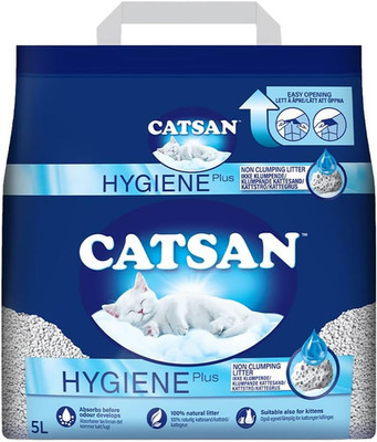Catsan Hygiene klumpfreies geruchskontrollierendes Katzenstreu 5L