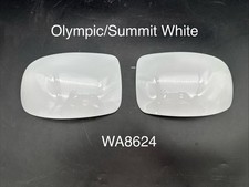 1999-2007 SILVERADO SIERRA MIRROR CAP TRIM Set Driver-Pass Olympic White WA8624