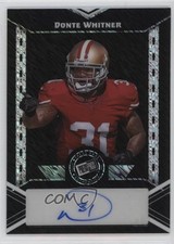 2024 Leaf Collective Press Pass Black Shimmer 3/5 Donte Whitner Auto 0f55
