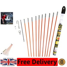 Mighty 14-Piece Cable Rod Set - High Sheen Fibreglass for Superior Performance