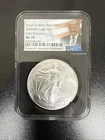 2024 (W) $1 American Silver Eagle NGC MS70 ER Trump Label Retro Core Election Yr