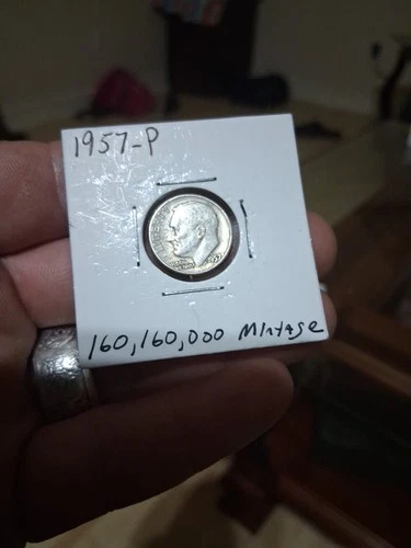 1957-P Roosevelt Dime 90% Silver Nice Condition
