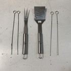 Kaluns Grill Kit Black Barbecue Tool Set Tableware Cutlery Case Skewers — photo 4