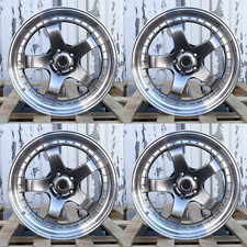 19 Inch Staggered Set Work Meister S1 Style Wheels 19x8.5 30 19x9.5 30 5x120