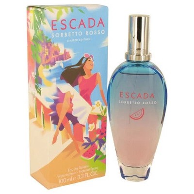 Escada Sorbetto Rosso EDT 3.3 oz Women's Perfume New