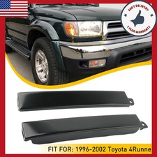 Headlight Molding Trim Fit 1996-2002 Toyota 4runner Front Right Left Black Metal