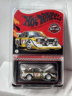 HOT WHEELS hotwheels 1/64 🇫🇷 RLC 1985 Audi Sport Quattro S1 édition 2025 , red Line Club