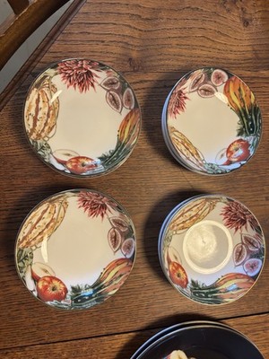 Williams Sonoma Harvest Cream Soup or Dessert Bowls - Set of 8