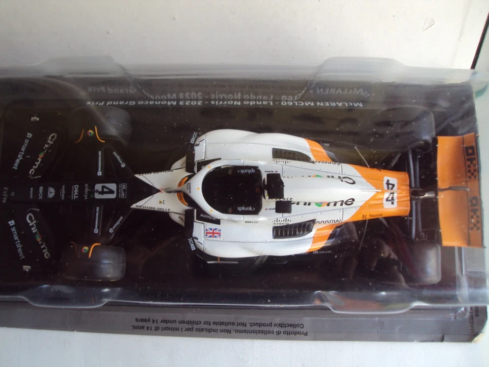 McLaren MCL60 Lando Norris 2023 G.P. Monaco scala 1/24 - Immagine 2 di 4