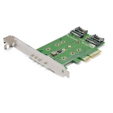 Startech PEXM2SAT32N1 3 Port M.2 SSD NGFF Adapter Card 2xSATA PCI Express 3.0