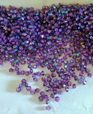 Swarovski 5328 3mm bicone beads Amethyst Shimmer 2X 36pcs 