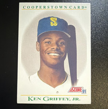 Score 1991 Cooperstown Card Ken Griffey Jr #B3 Insert Seattle Mariners