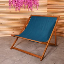 Charles Bentley FSC® 100% Wooden Double Deck Chair for Outdoors and Garden