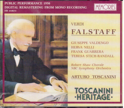 Toscanini Heritage / Verdi: Falstaff, Valdengo, Stich-Randall, Met 1.8.50 - CD