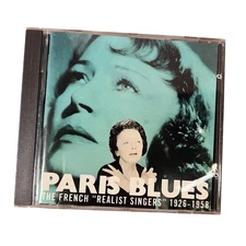 Various Artists CD Paris Blues French Realist Singers Chanson 1926-1958 1991