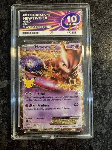 Pokémon TCG Mewtwo EX Celebrations ACE 10