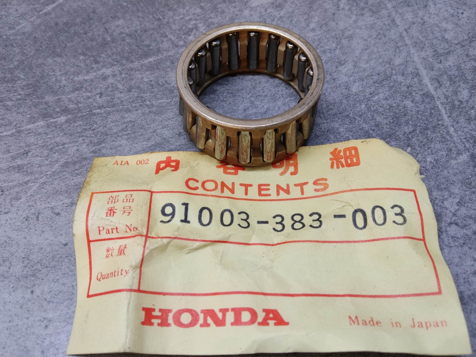 Roulement de bielle 91003-383-003 pour moto vintage Honda CB125N et XL125