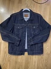 Gap 1969 Men's Medium Blue Denim Trucker Jacket Size Medium Button Front Vintage